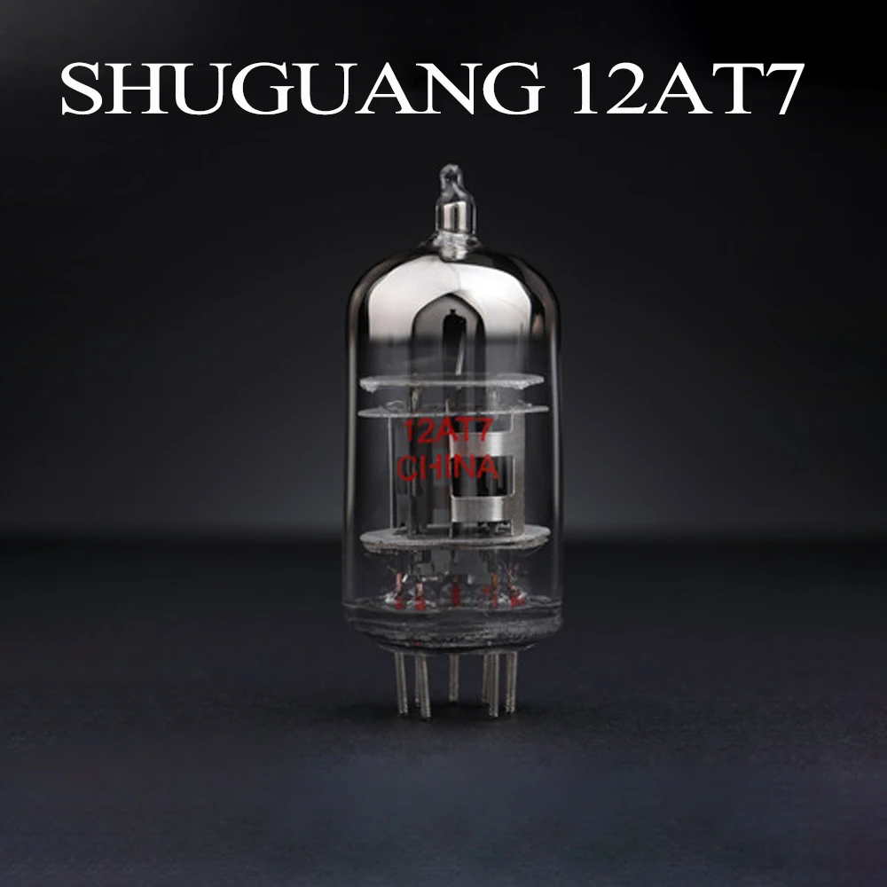 SHUGUANG 12AT7 Vacuum Tube Replace 12AT7 ECC81 Electronic Tube for accurate matching of audio amplifier parameters 