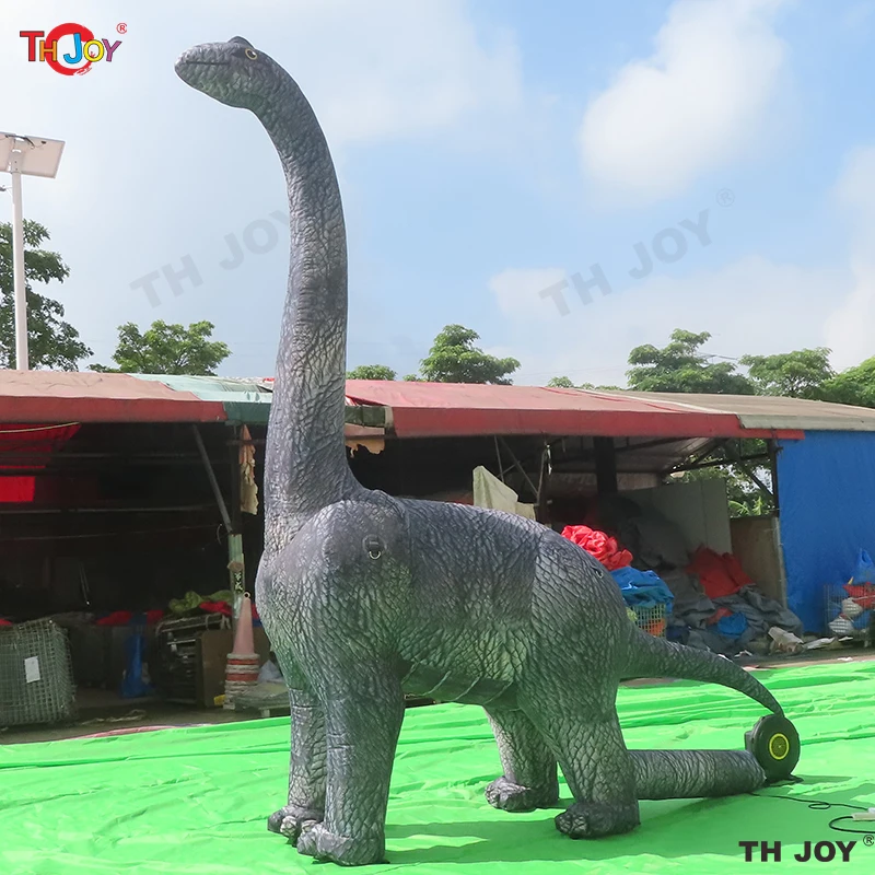 Free Air shipping 6m 20ft tall Outdoor Giant Dinosaur Inflatable Long Neck Dinosaur Model for Halloween Party