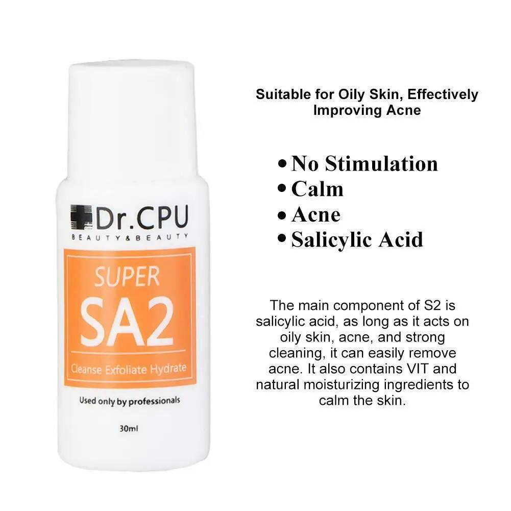 3 pçs as1 sa2 ao3 solução de peeling aquático altamente concentrado 30ml para hydra dermoabrasão máquina beleza cuidados com a pele facial limpeza