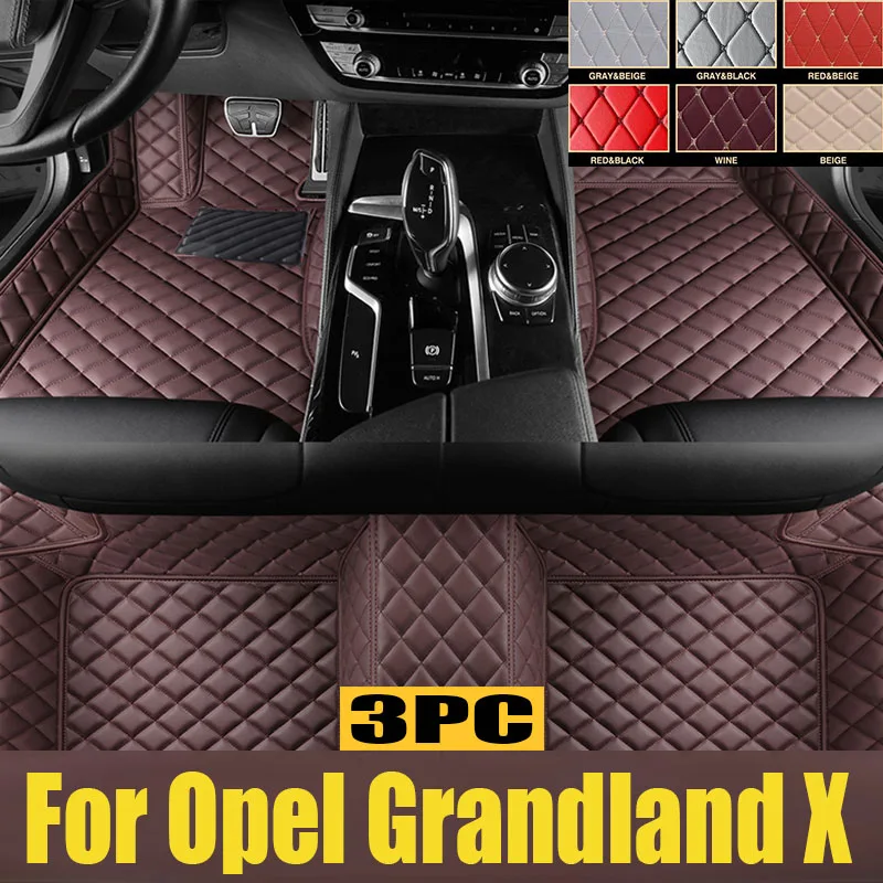 

Floor Mat For Opel Grandland X 2017~2022 Carpet Anti-dirty Pad Car Mats Fully Set Tapete De Carro Car Mats Floor Car trunk mat