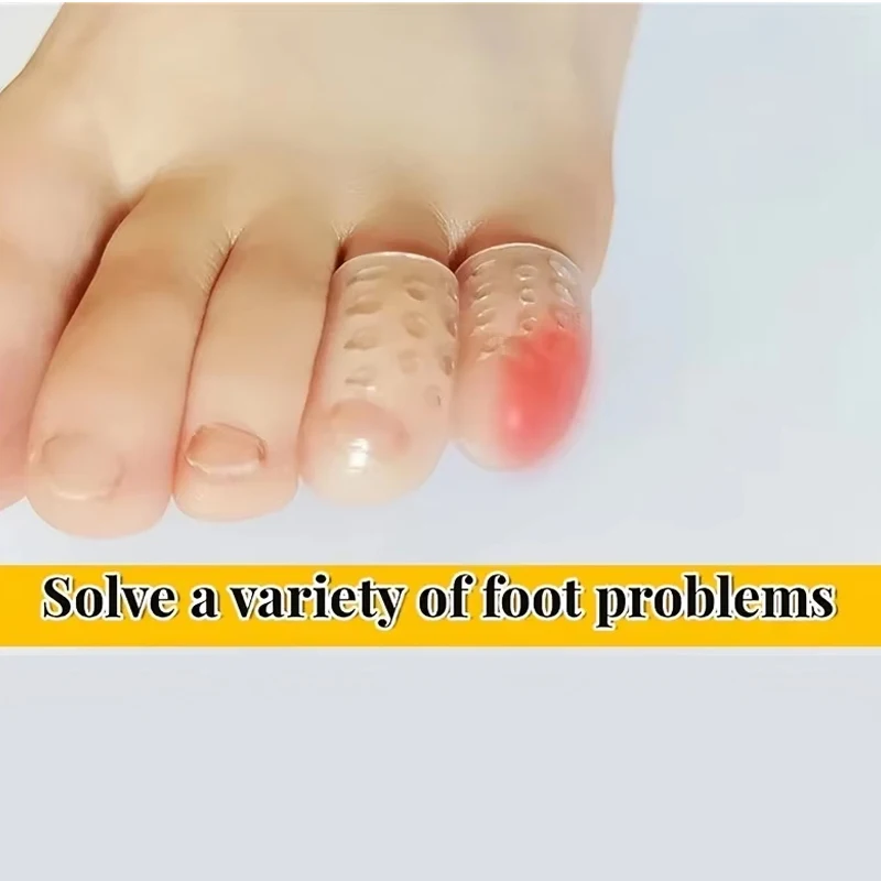 チューブ外反母趾矯正指シリコーンつま先キャッププロテクターカバー親指スリーブトウモロコシ水疱鎮痛つま先フットケア