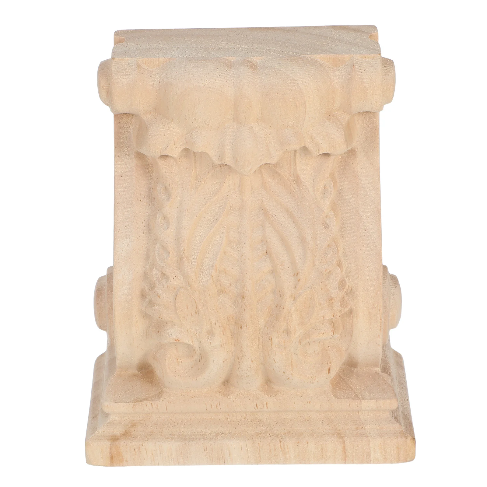 

Hand Carved Solid Wood Corbels Decorative Shelf Brackets Vintage Corner Appliques Farmhouse Furniture Unpainted Wooden Decor