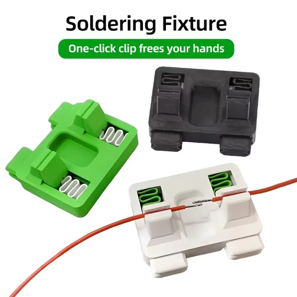 

ABS Welding Wire Fixture Multi-function High Temperature Resistant Soldering Wire Holder Safety Portable Thick Thin Wire Clamp