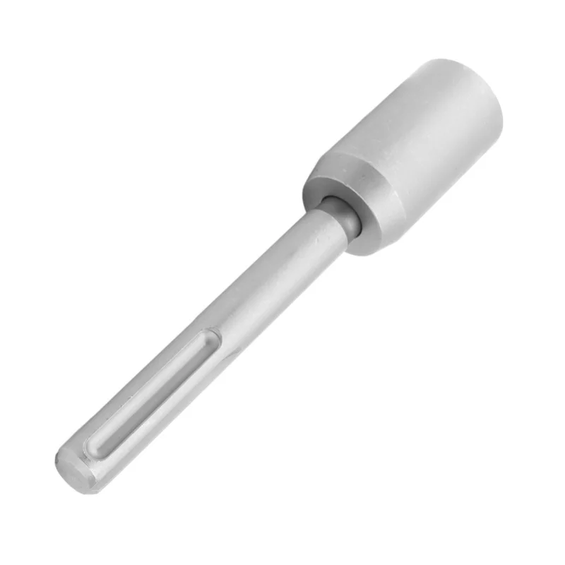 Post Driver 5 Pits Shank Steel Fence Post Driver Hand Post Pounder Hammer Drill Attachment 20cm Length