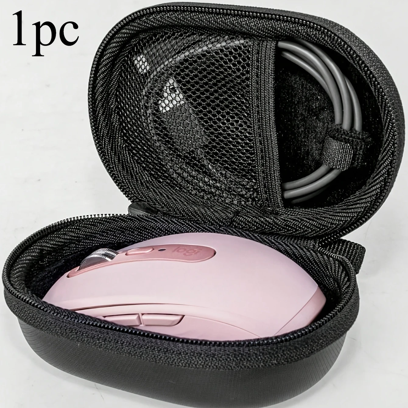 Mouse Storage Bag, Multifunctional Data Cable OrganiPower Bank Plugs And Mouse, Portable Storage Box And Wireless Mouse Sleeve