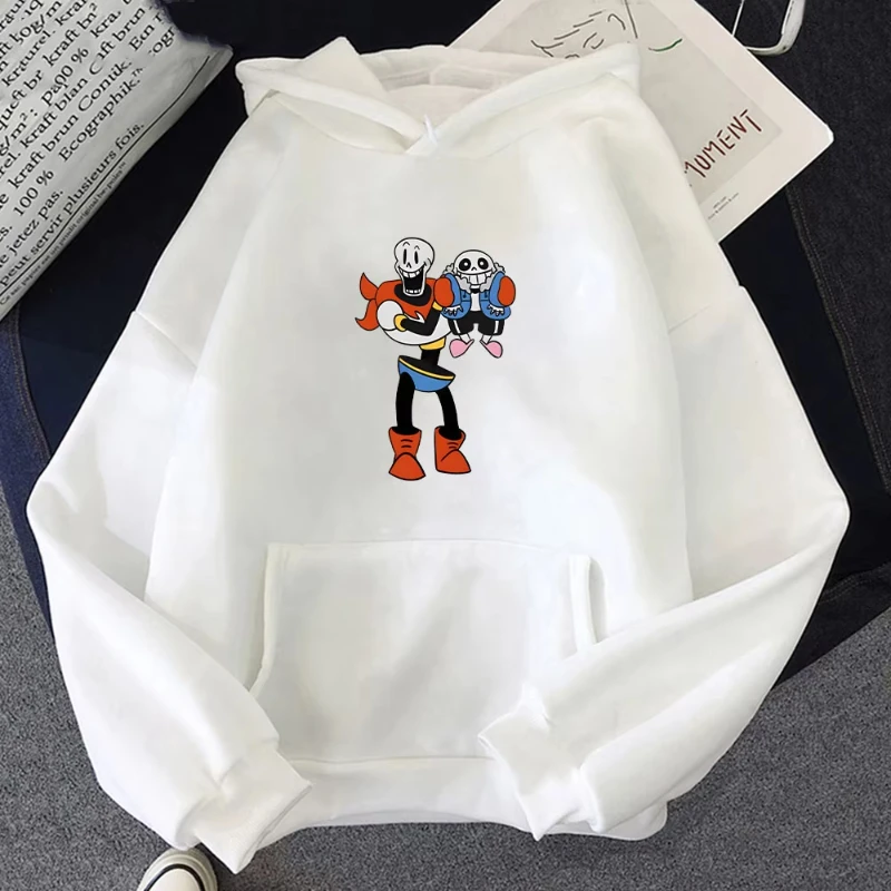 Sans Papyrus Hoodie Undertale met Capuchon Eenvoud Sweatshirt Lange mouwen Kleding Sudaderas Mannen/vrouwen Winter Zachte Truien