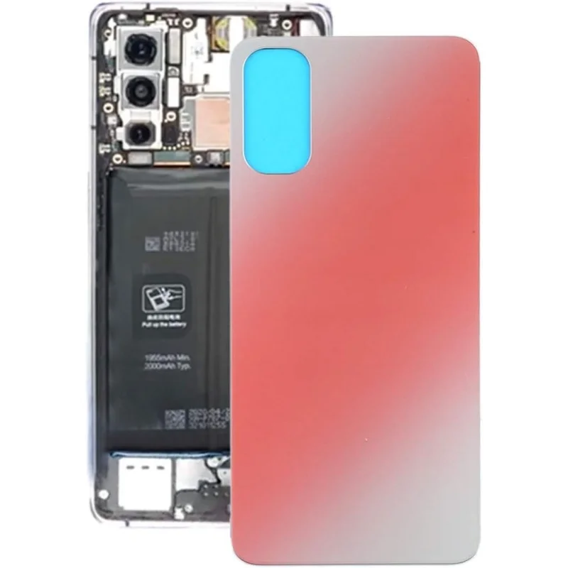 

Repair Replacement Parts Battery Back Cover for Oppo Reno4 5G (Color : Red)