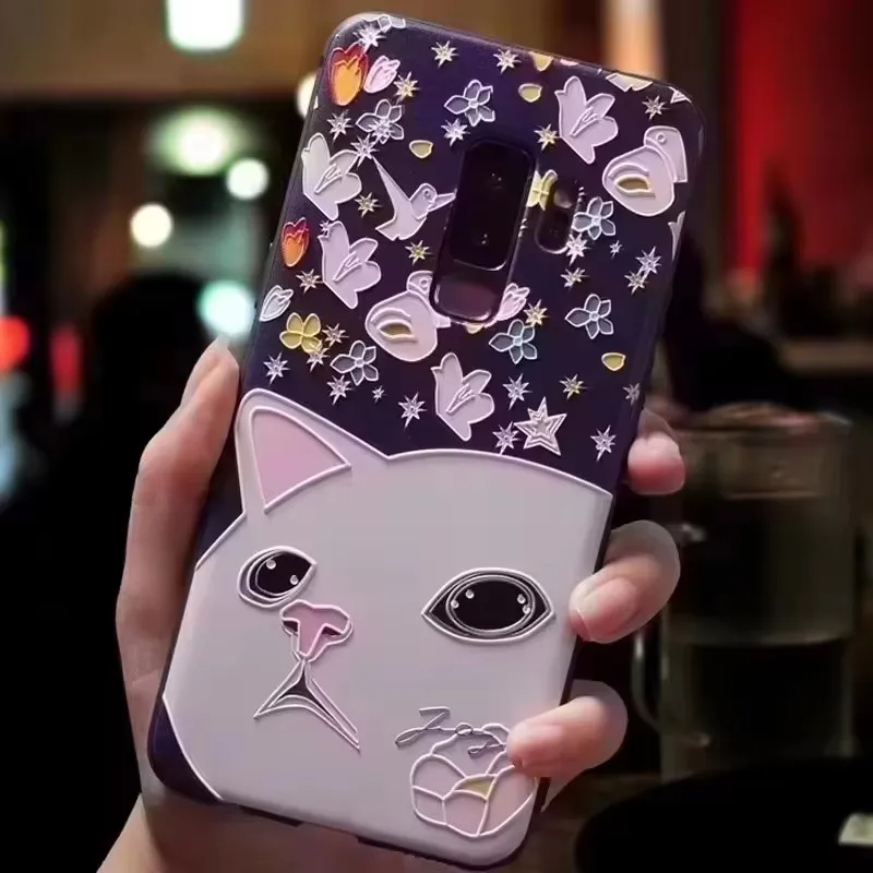 For Google Pixel 4A 4G / Pixel 4A 5G / Pixel 5A 5G Case 3D Flower Relief Silicone Emboss Covers for Google Pixel 5A 5G Case Owl
