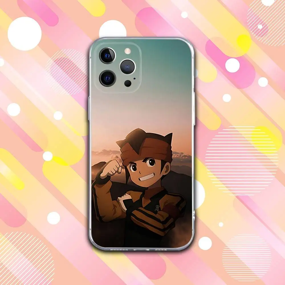 Aniem I-Inazumas E-Eleven Phone Case For iPhone 17,16,15,14,13,12,11 Pro,Max,Plus,X,XS,XR,SE4,E Mini Transparent Soft Cover