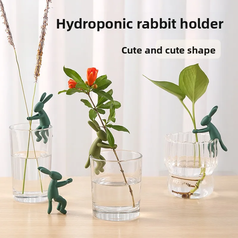 

Plant Propagation Tool Rabbit Shaped Stem Support Holder Fast Root Growth Assistant for Vase Plants Cuttings Seedlings Indoor