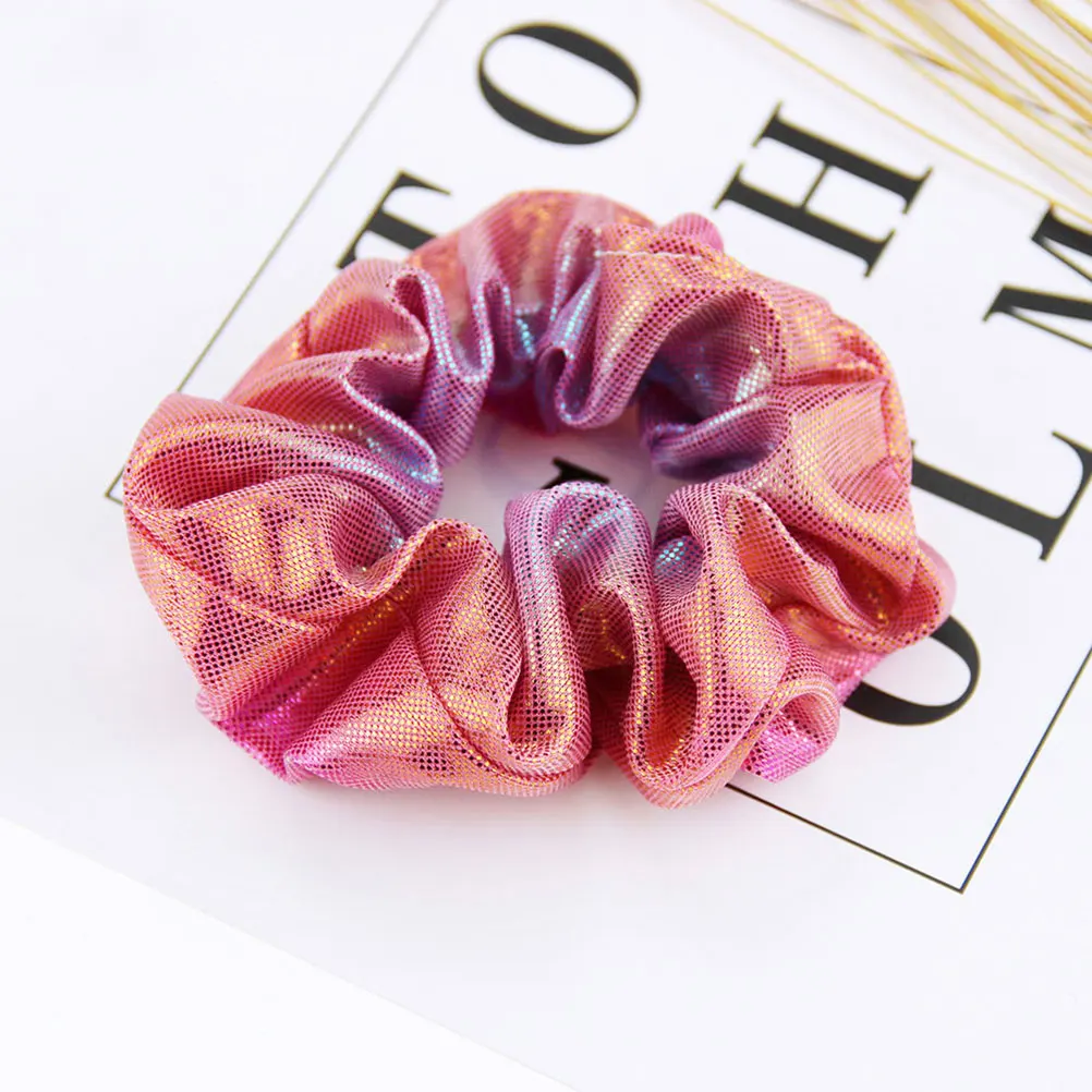 

8 Pcs Cloth Hair Ring Ponytail Holder European and American Women Tie Girl Stretch