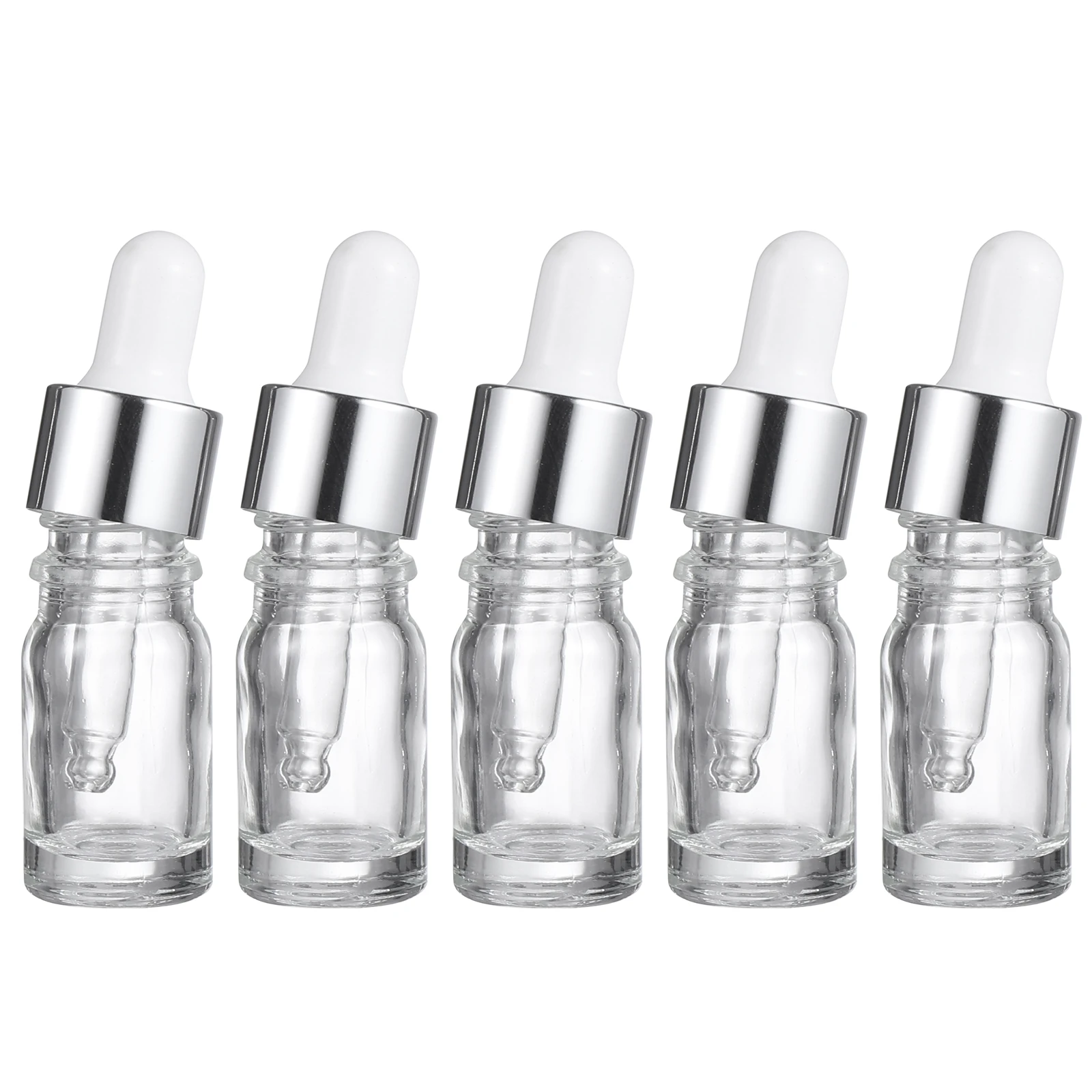 

15Pcs Transparent Essential Oil Glass Dropper Bottles Refillable Leakproof Dispenser Portable Travel Bottles for Aromatherapy