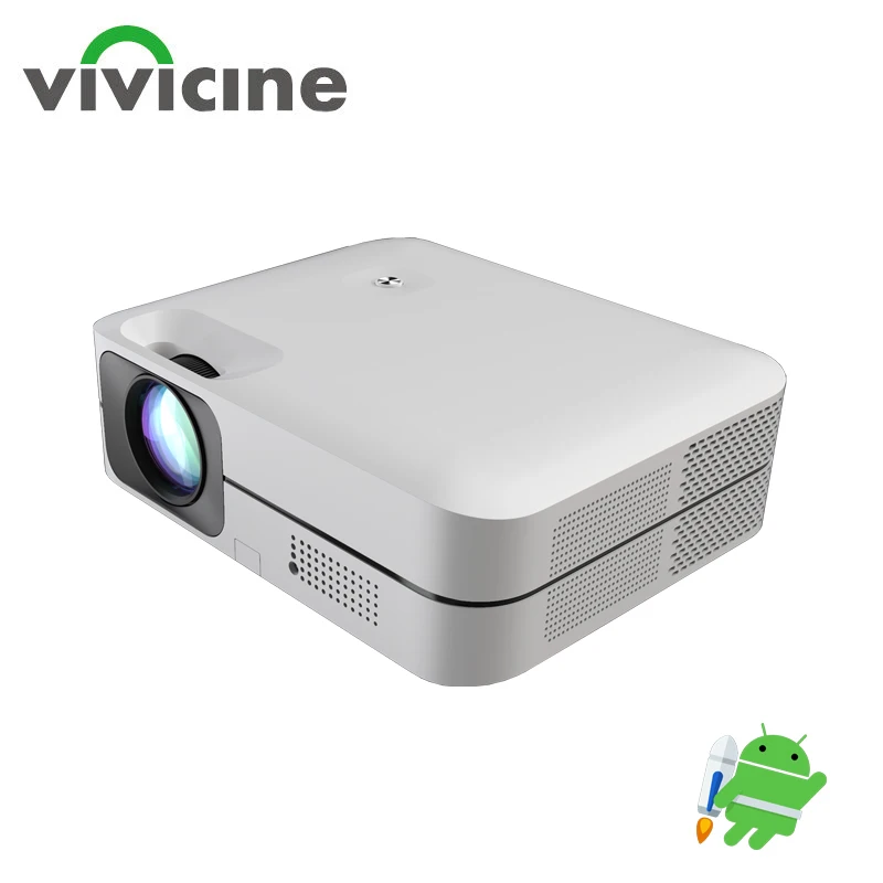 

Vivicine K9 8000 Lumens Android 9.0 1080p LED Projector,Dust-proof Optical Engine WIFI Full HD Home Theater Movie Game Projector