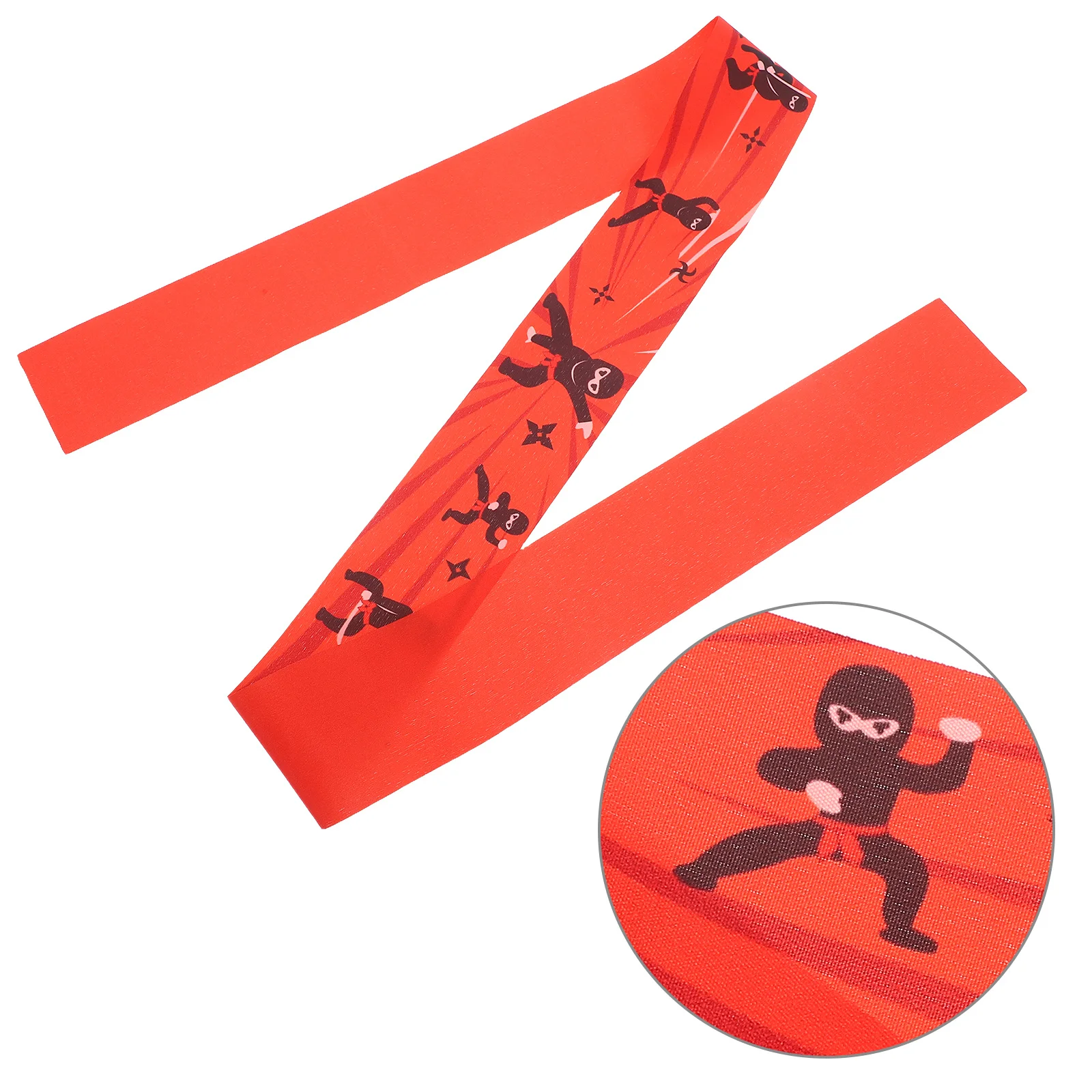 

2pcs Japanese Headband Bandana Costume Headwear For Sports Cooking Kitchen Comfortable Breathable Ninja Print Design