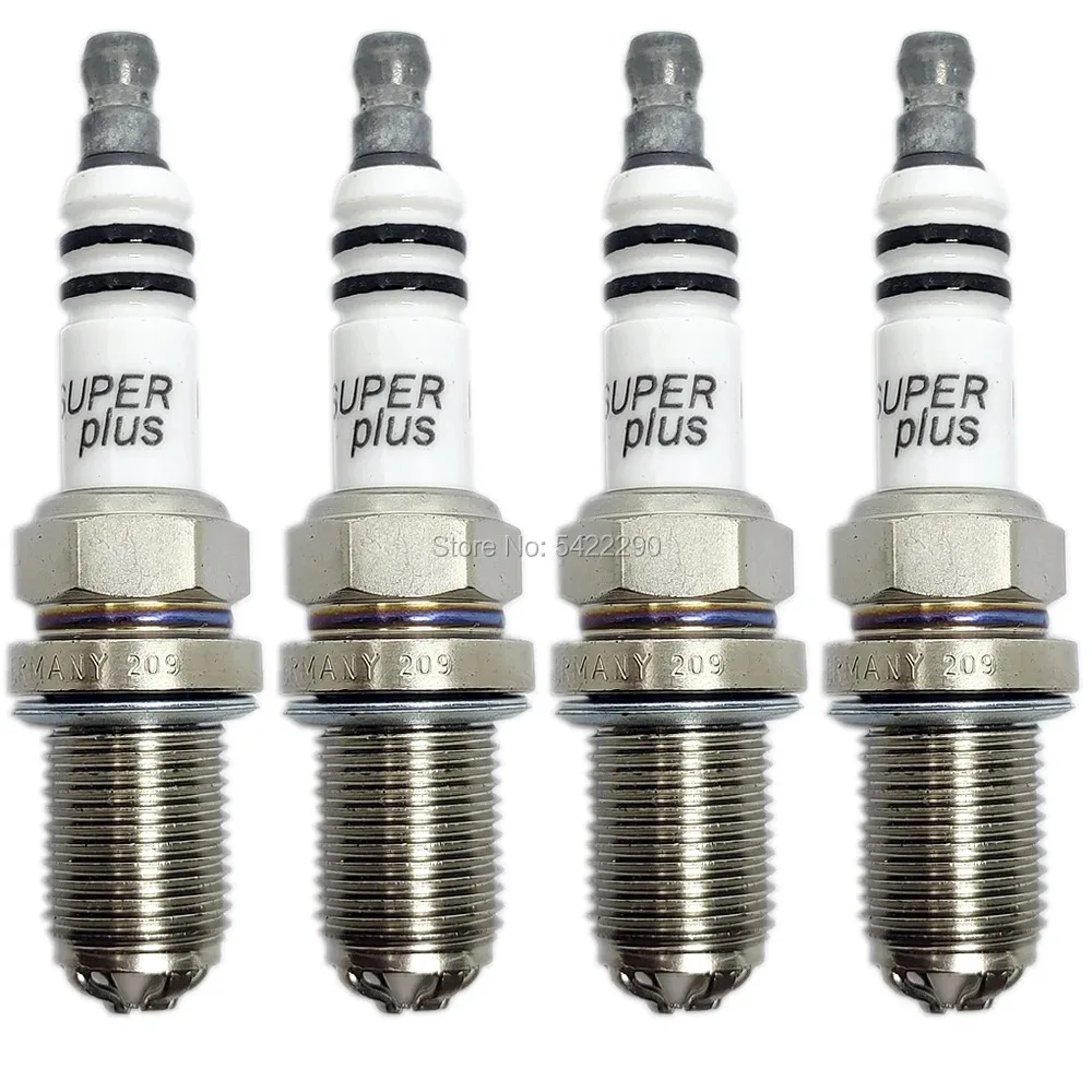 0242236562 Double Platinum Ignition Spark Plug 12120037608 fit for BMW E46 E39 E36 E38 Fit for Audi A4 A6 A8 FGR7DQP+ +48 4-6pcs