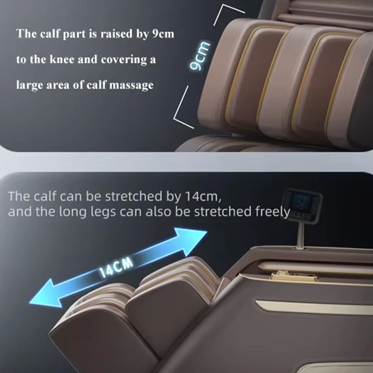 Best Zero Gravity Electric Cheap Price Back Shiatsu Kneading Full Body SL Track Recliner Spa Zhouqi Massage Chair