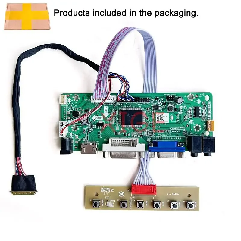 Drive Board Fit CLAA156WB11A CLAA156WA15A CLAA156WA11A CLAA156WB13A VGA DVI HDMI 1366*768 1366x768 Laptop Screen LVDS 40-Pin Kit