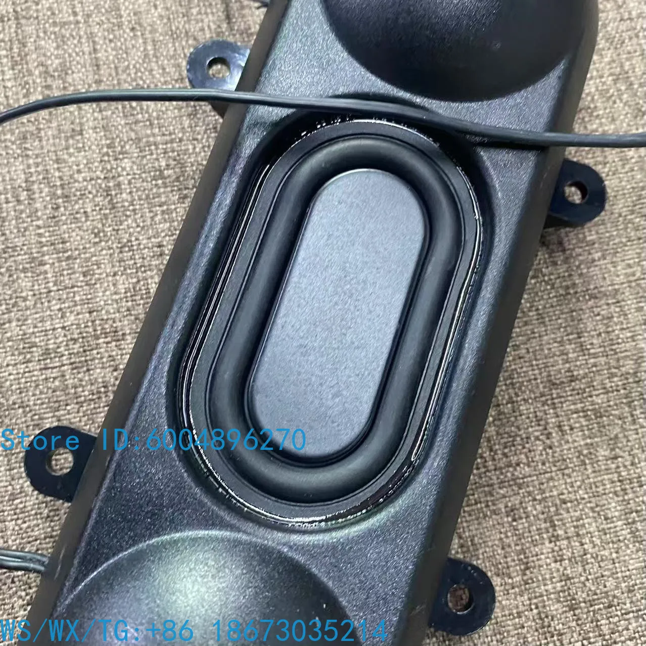 Passive Speakers, Dual Speakers, Double Bass Diaphragm with Mesh Cover 1.5 Inch Round Full Range