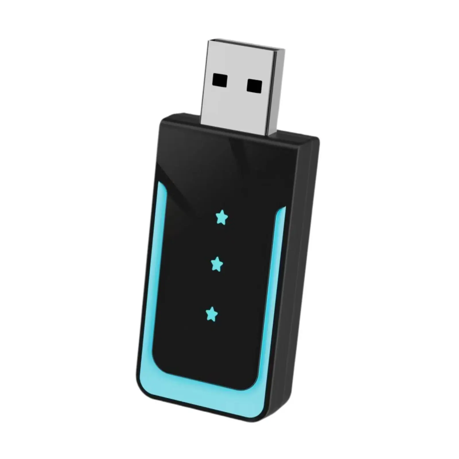 

Car Adapter Wireless Plug and Play Compact Dongle 2 in 1 ABS Plastic Auto Accessory for Everyday Use
