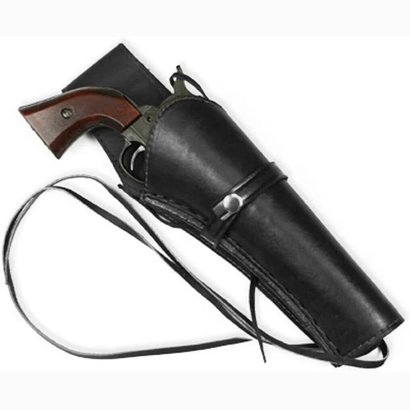 Renaissance Pirate Flintlock Pistol Gun Holder Steampunk Leather Holster Blunderbuss Bag Cover Captain Cosplay Costume Accessory