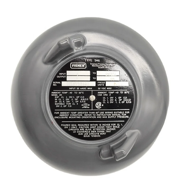 

FS546--4-A 4-20MADC 0-33PSI CURRENT TO PRESSURE TRANSDUCER 546 Stock