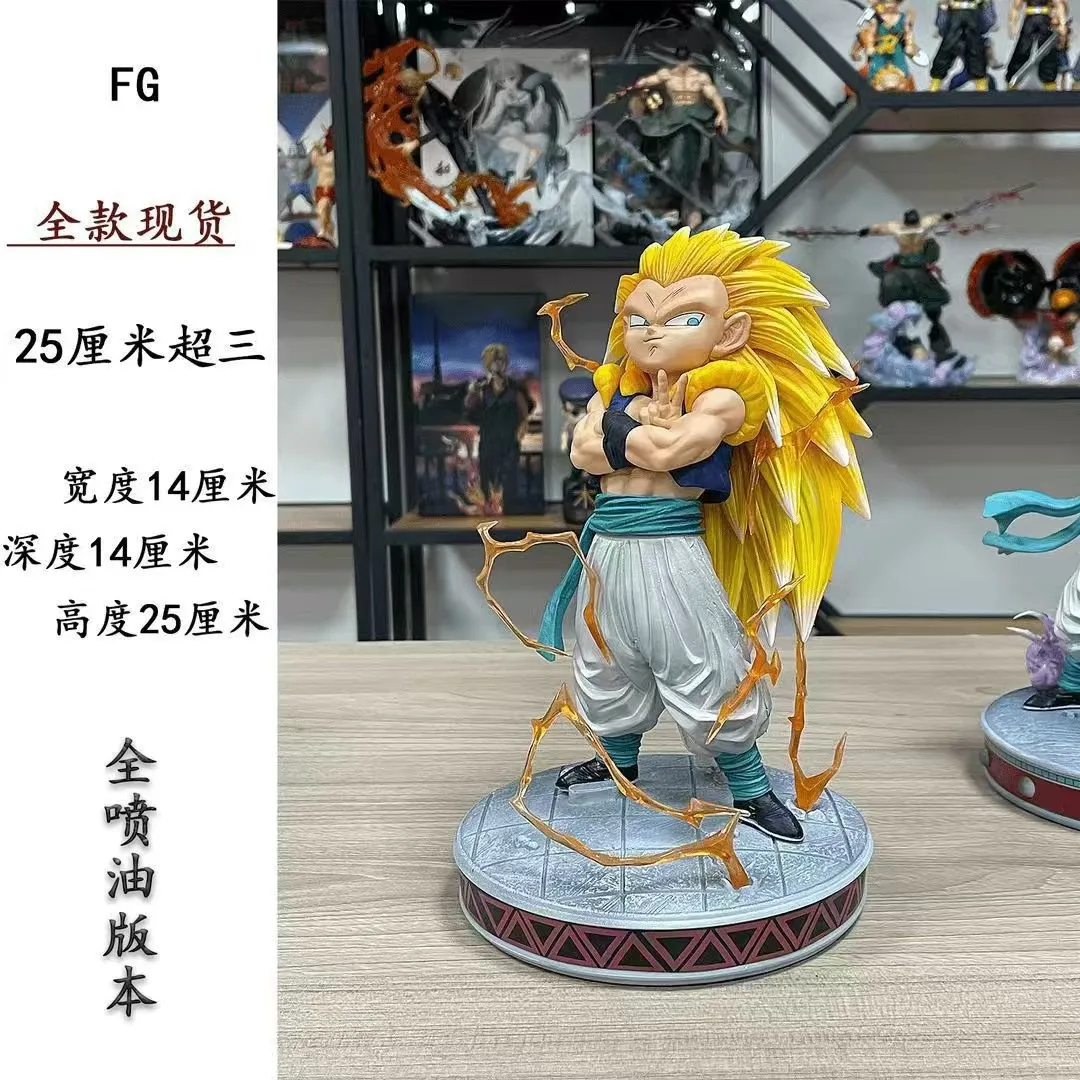 2 Tipos de Figuras de Acción de Gotenks Ssj3 de Dragon Ball Z, Super Saiyan 3 Gotenks, Figuras de PVC, Modelos de Juguetes, Regalos