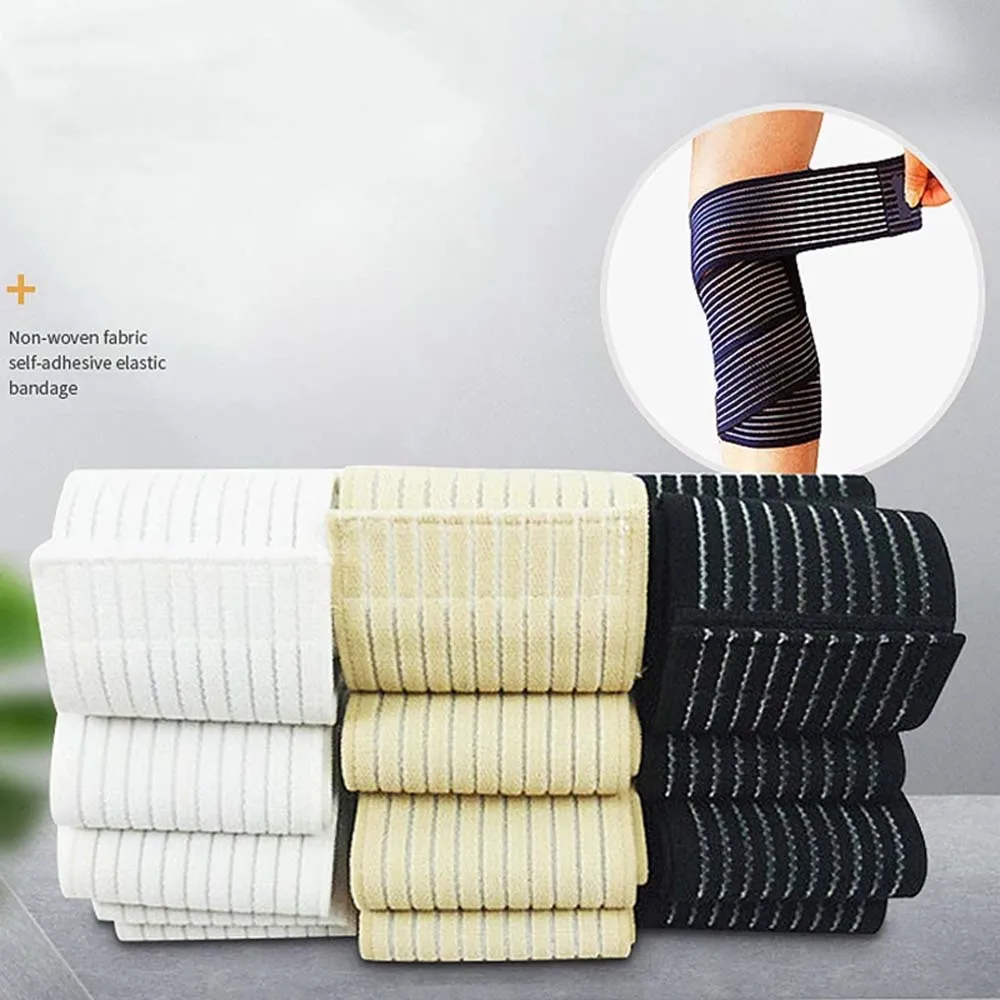 40~180cm Knee Ankle Thigh Wrist Compression Bandage Elbow protector pads Wraps Support Protector Ankle brace support Knee Pads