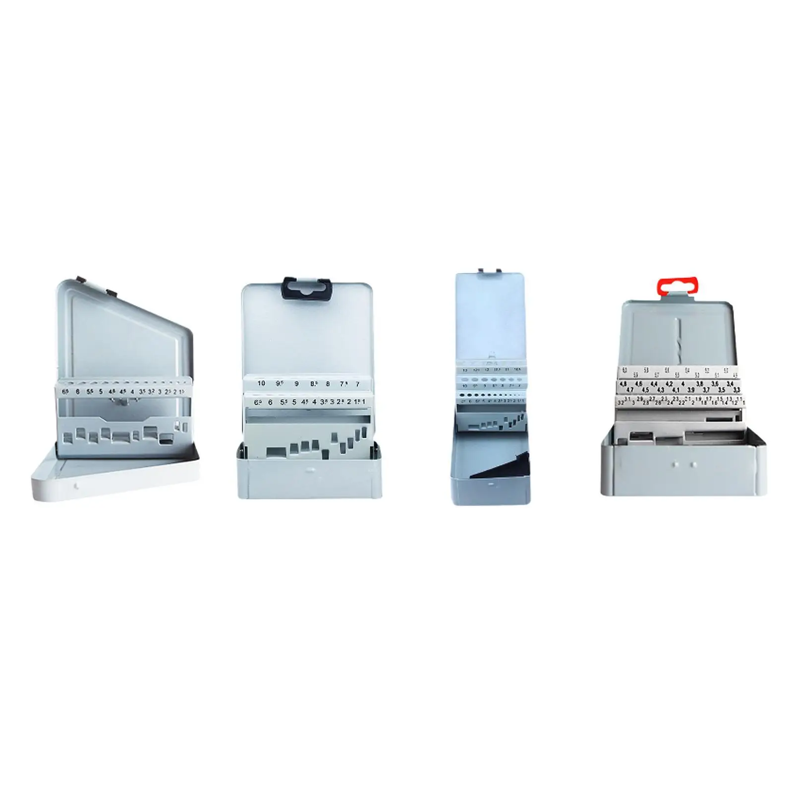 

Чехол для спиральных сверл Пустой профессиональный металлический прочный футляр для хранения аксессуаров