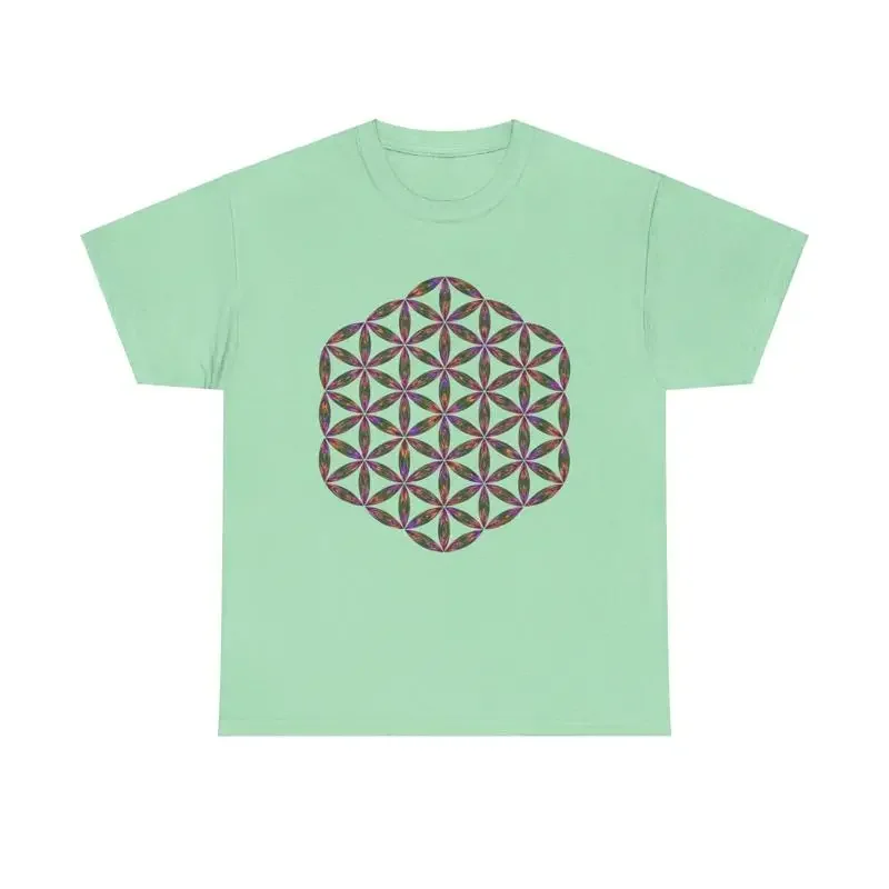 Flower of Life T Shirt esoteric symbol sacred geometry spiritual universal art