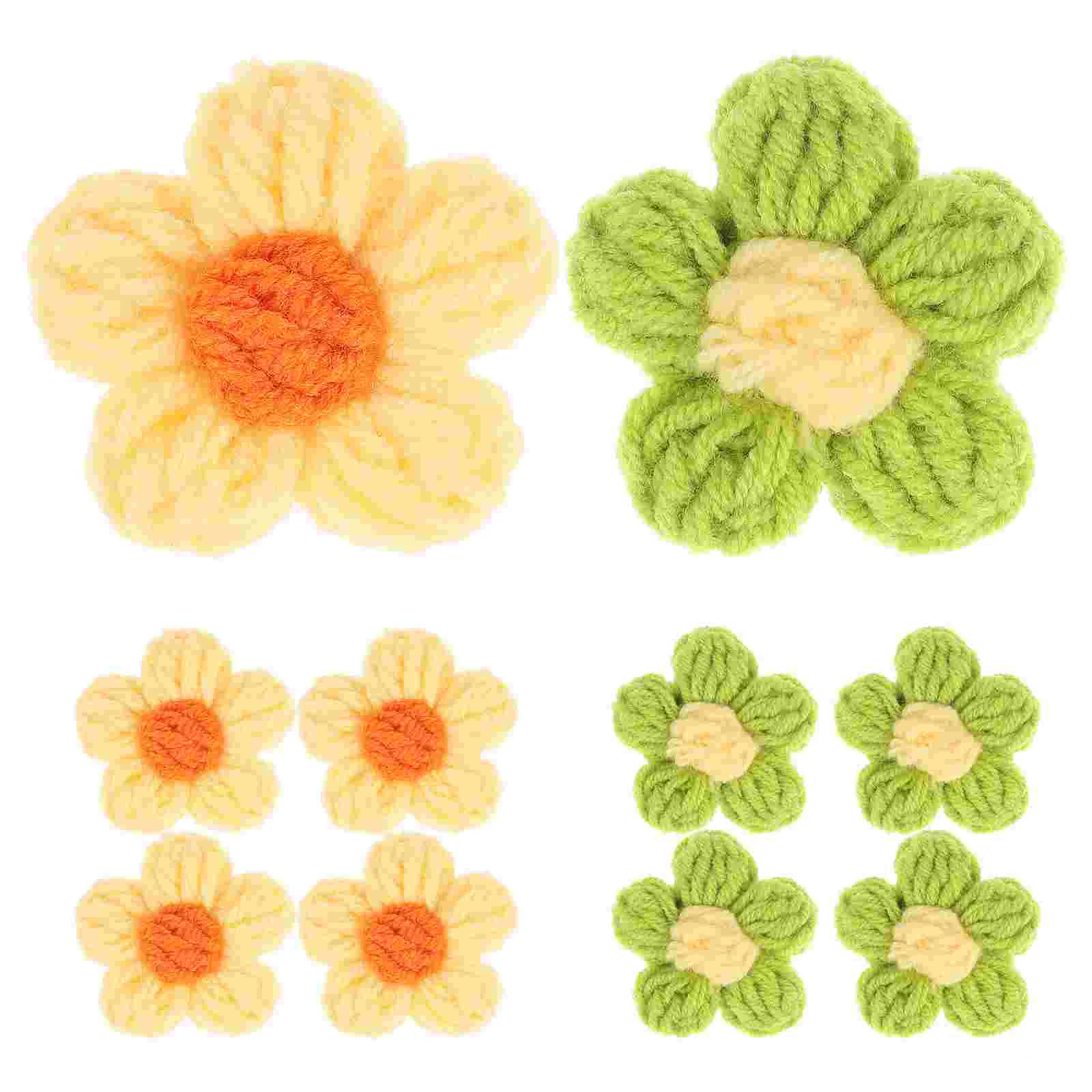 10 Pcs Decorations Hairpin Accessories Child Sunflower Wedding Yarn DIY Materials