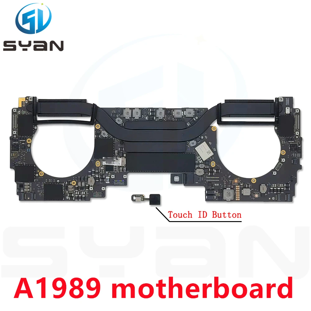 

Tested A1989 Motherboard With Touch ID For Macbook Pro Retina 13" A1989 Logic Board i5 i7 8GB 16GB 820-00850-A 2018 2019 Year