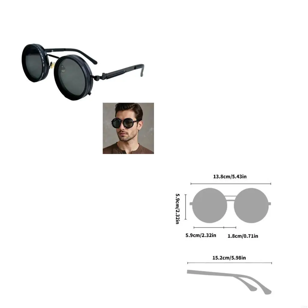 

High Definition Polarized Fishing Sunglasses With UV400 Protections Adjustable ND Filter Lenses 1-9 Speed for Outdoors Y166