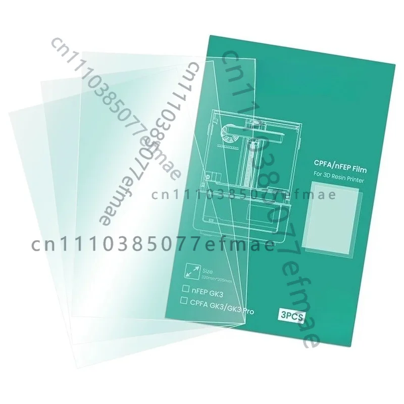 3pcs FOR UniFormation gk3/gk3pro NFEP release film (Version 1.0)