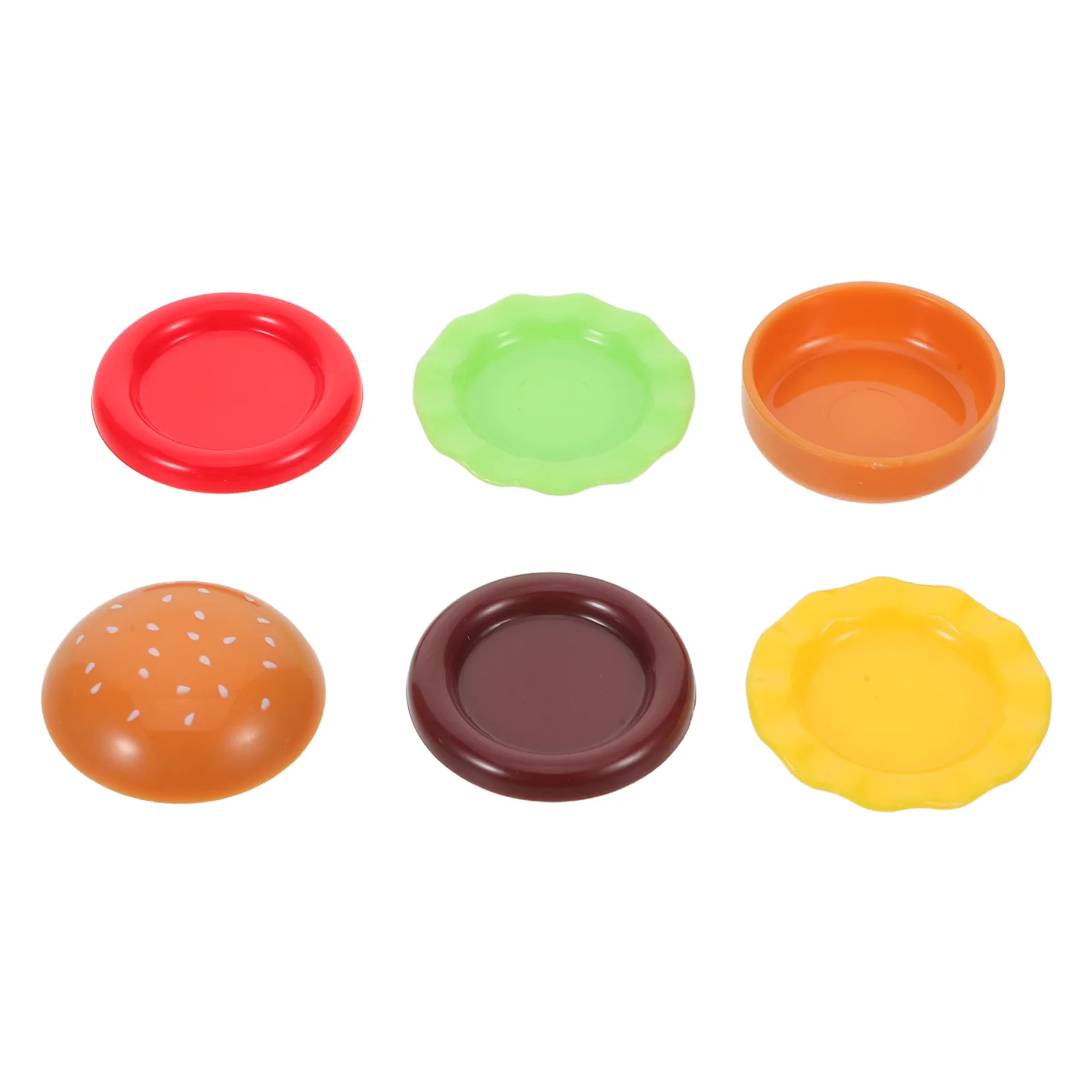 Mini-Simulationslebensmittel: Realistische Burger-Requisite für Puppenhaus-Küchenzubehör, Miniatur-künstlicher Hamburger, gefälschte Lebensmittel für Bjd