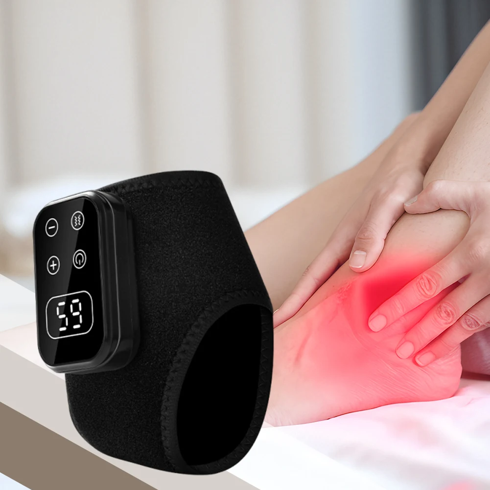 

Массажер для лодыжки с подогревом, зарядка типа C, электрический нагревательный инструмент для ухода за суставами, дышащая легкая защита лодыжки, подарок для родителей