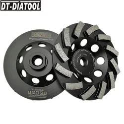 Roda de copo de moagem premium DT-DIATOOL para granito de concreto com disco de lixa m14 ou 5/8-11 diâmetro 100/115/125/180mm