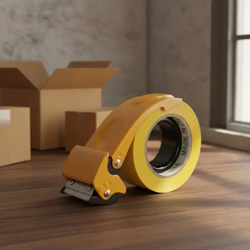 1PC Handheld Box Sealing Tape Cutter Durable Anti-slip Handle for Home Moving Retail Store Carton Packing