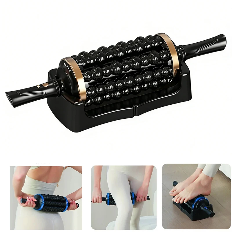 Relax Stress Massager Hand Held Massager for Muscle Rolling Percussive Massager Powered Muscle Roller Massager Whole Body Relief