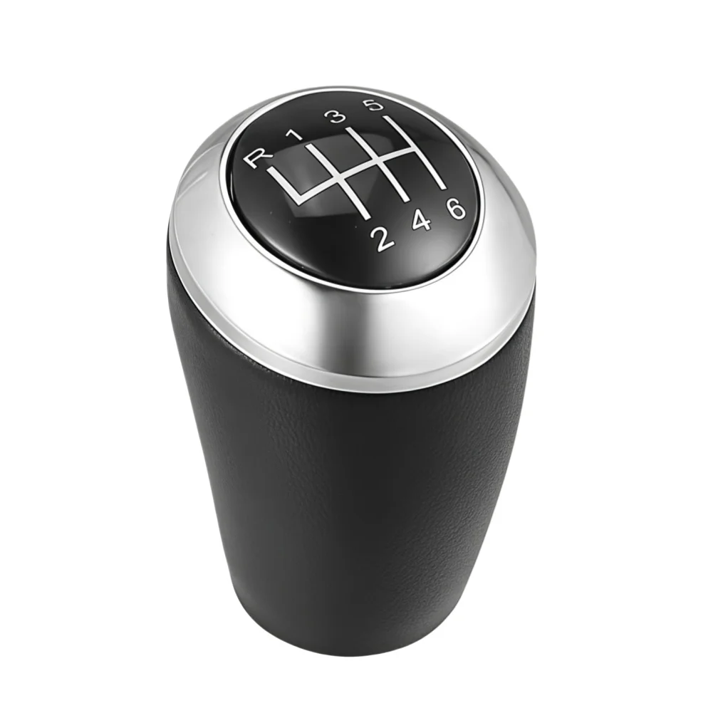 Leather-Wrapped Manual Gear Shift Knob for For MAZDA 3 5 6 and Manual Models Produced During 2006 to 2012 Model Years