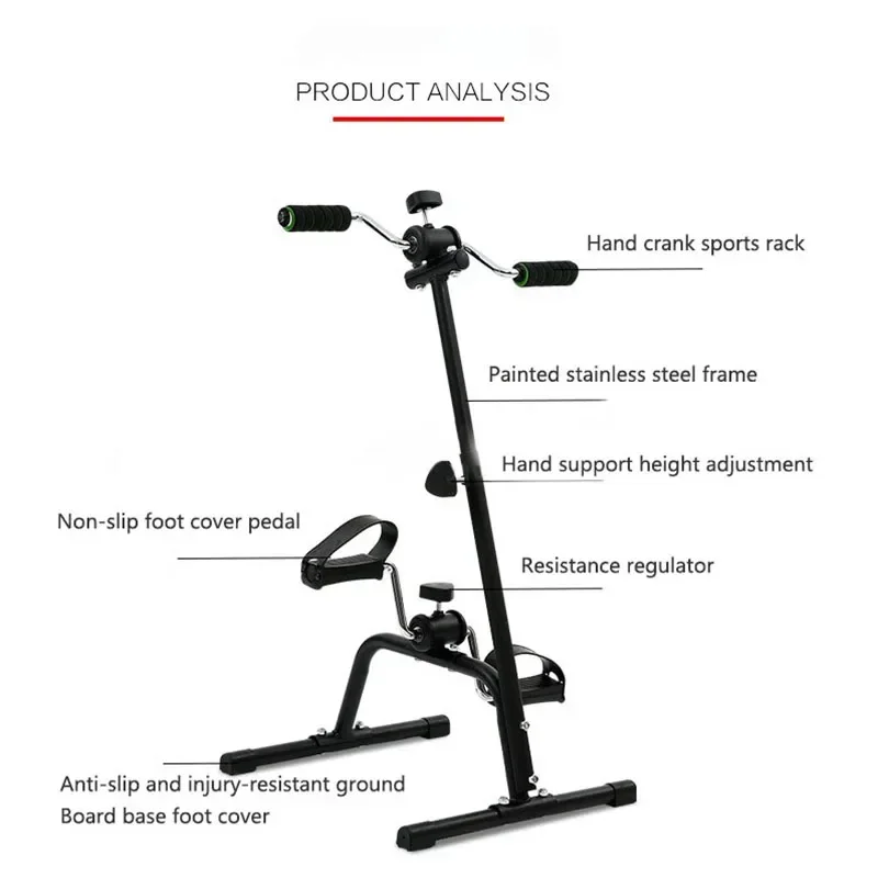 Bicycle Elderly Upper and Lower Limbs Recovery Hands and Feet Fitness Equipment Removable Rehabilitation Training Device XB