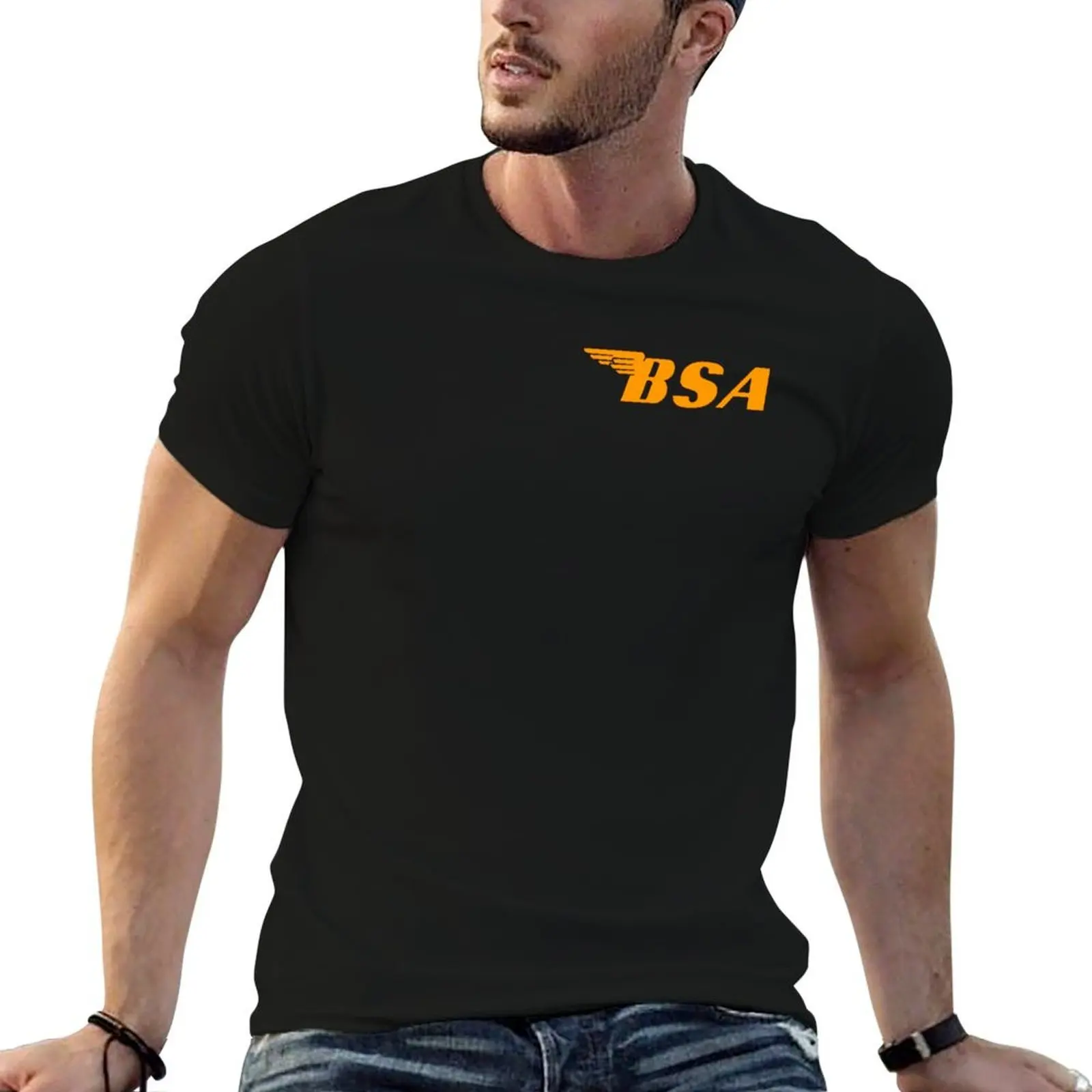 orange bsa T-Shirt man tshirt anime tshirt funny t shirts dark humor T-shirt