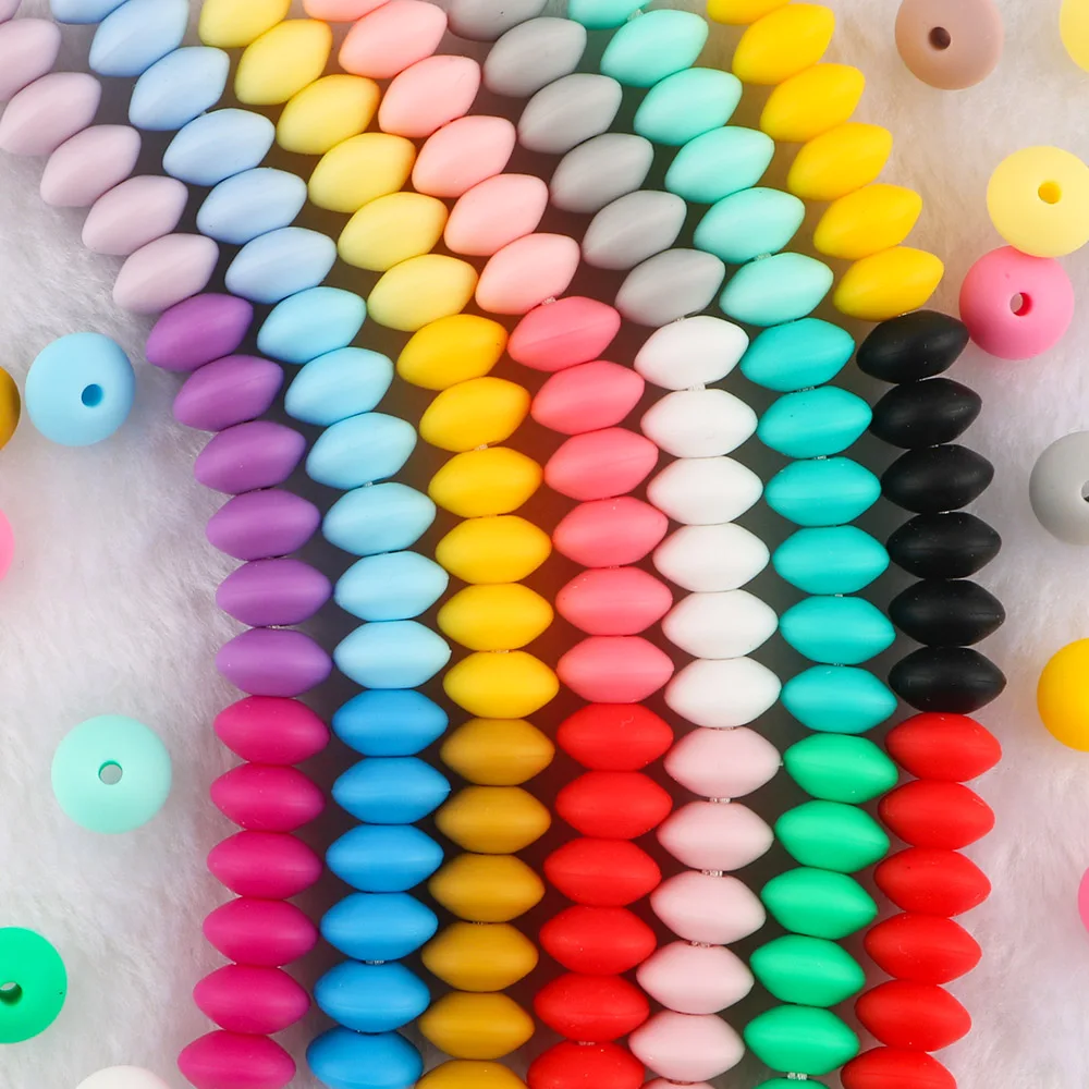 Cuentas de lentejas de silicona para hacer joyas infantiles - imagen 5
