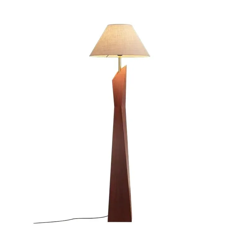 medieval living room floor lamp, wabi-sandy bedroom vertical table lamp, ambient decorative lamp next to resin sofa