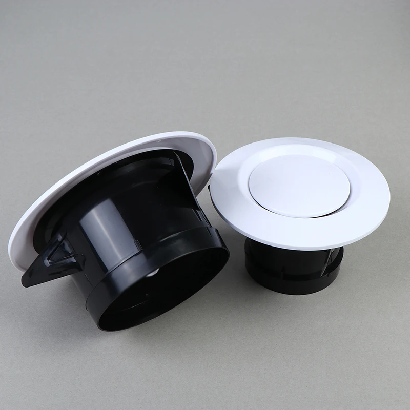 

Регулируемый круглый вытяжной клапан для дома 75-200 мм, вентиляционная решетка, настенный/потолочный воздуховод