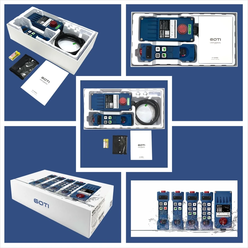 Imagem -04 - Goti Gt-rd04 Controle Remoto Guindaste Industrial Semelhante Uting Telecontrol F14d sem Fio Velocidade Dupla para Talha