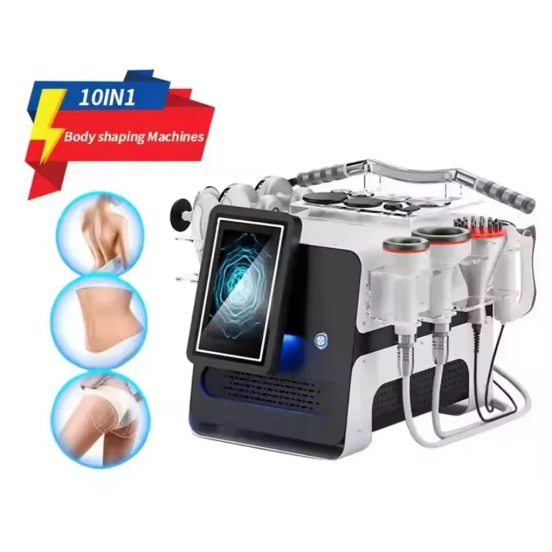 2026.9.21 10 In 1 Body Sculpt Fast Weight Loss Cellulite Remover Body Sculpting 448k Cet Ret EMS Vacuum Cavitation Device