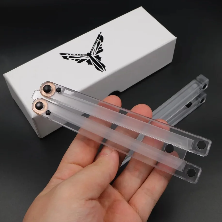 XDYY-Couteau papillon de poche pliant en plastique, Entraîneur Balisong, Clone, Squiddy Practice, Unshcross, EDC