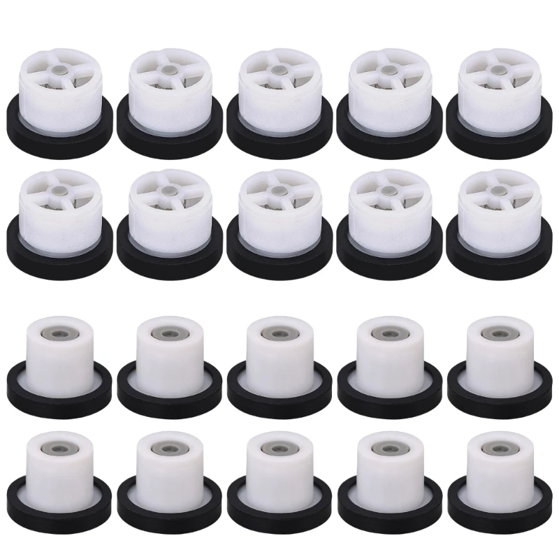 

10Pcs Plastic Inlines Spring Check Valves Replacement Inner Plug Check Valves Dropship