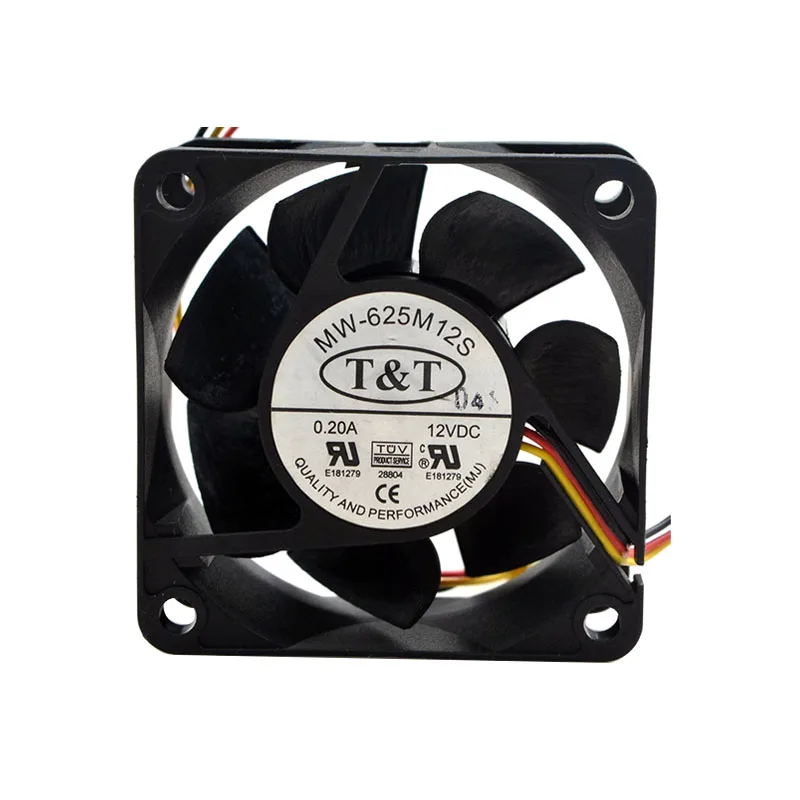 NEW ORIGINAL MW-625M12S 12V 0.20A 6025 60*60*25mm COOLING FAN RADIATOR