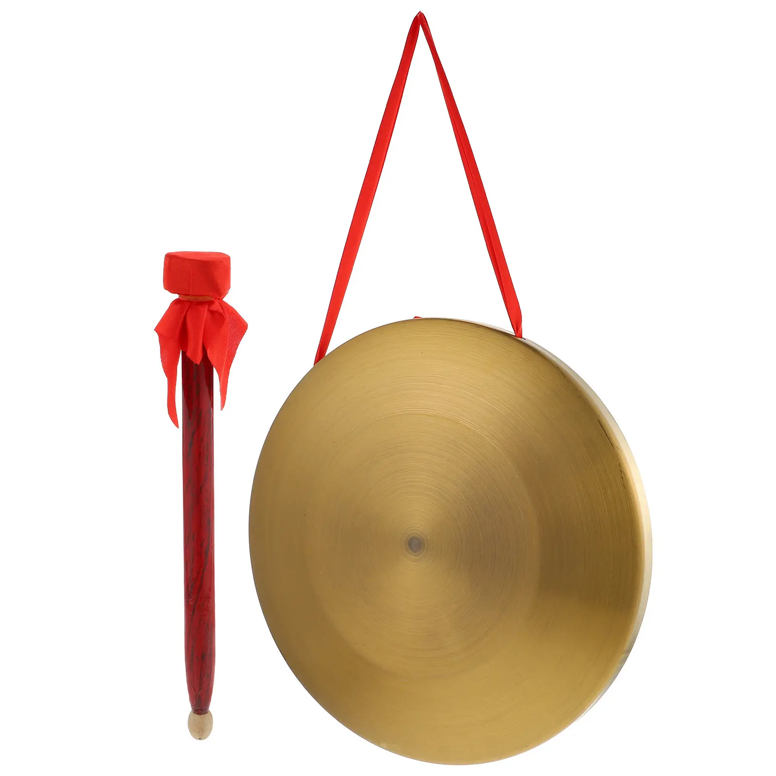 

1Set Alloy Hand Gong Sturdy Copper Chinese Instrument for Party Festival Concert Opera Percussion Musical Sound